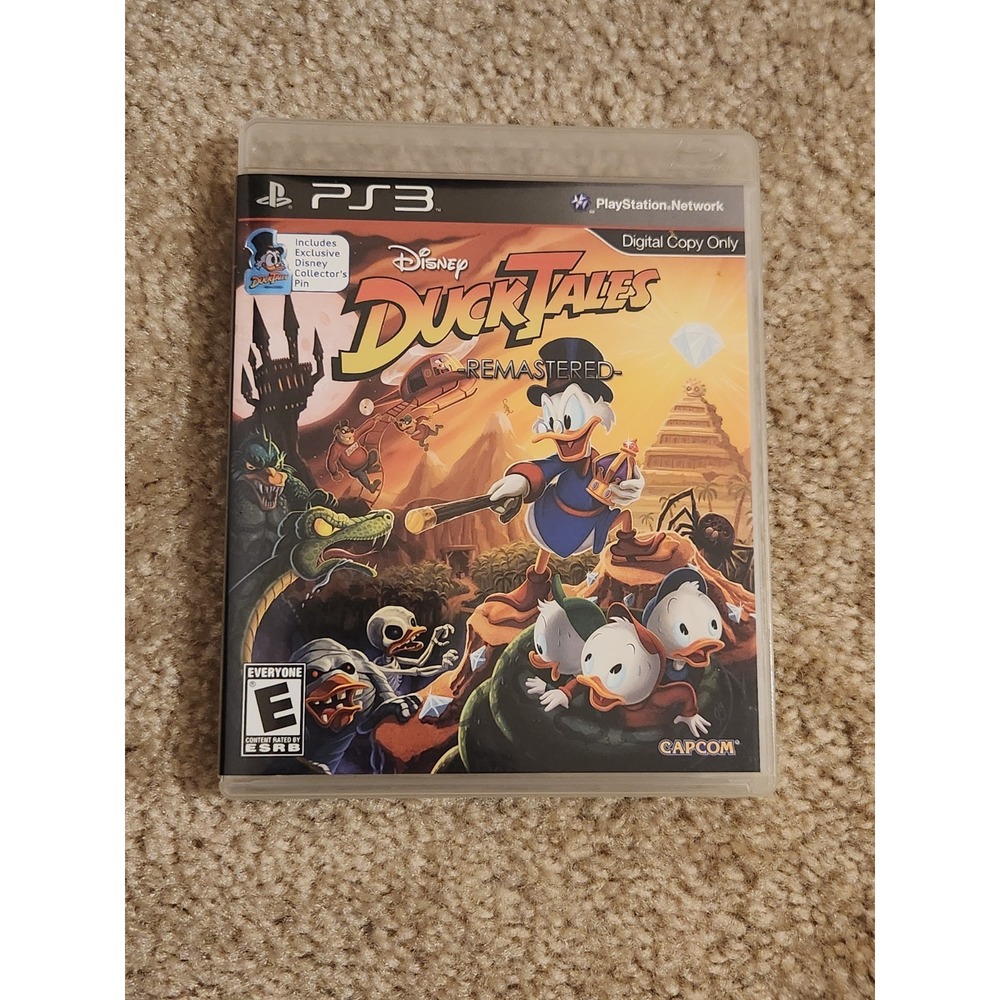 Ps3 Ducktales Case Insert And Manual NO GAME